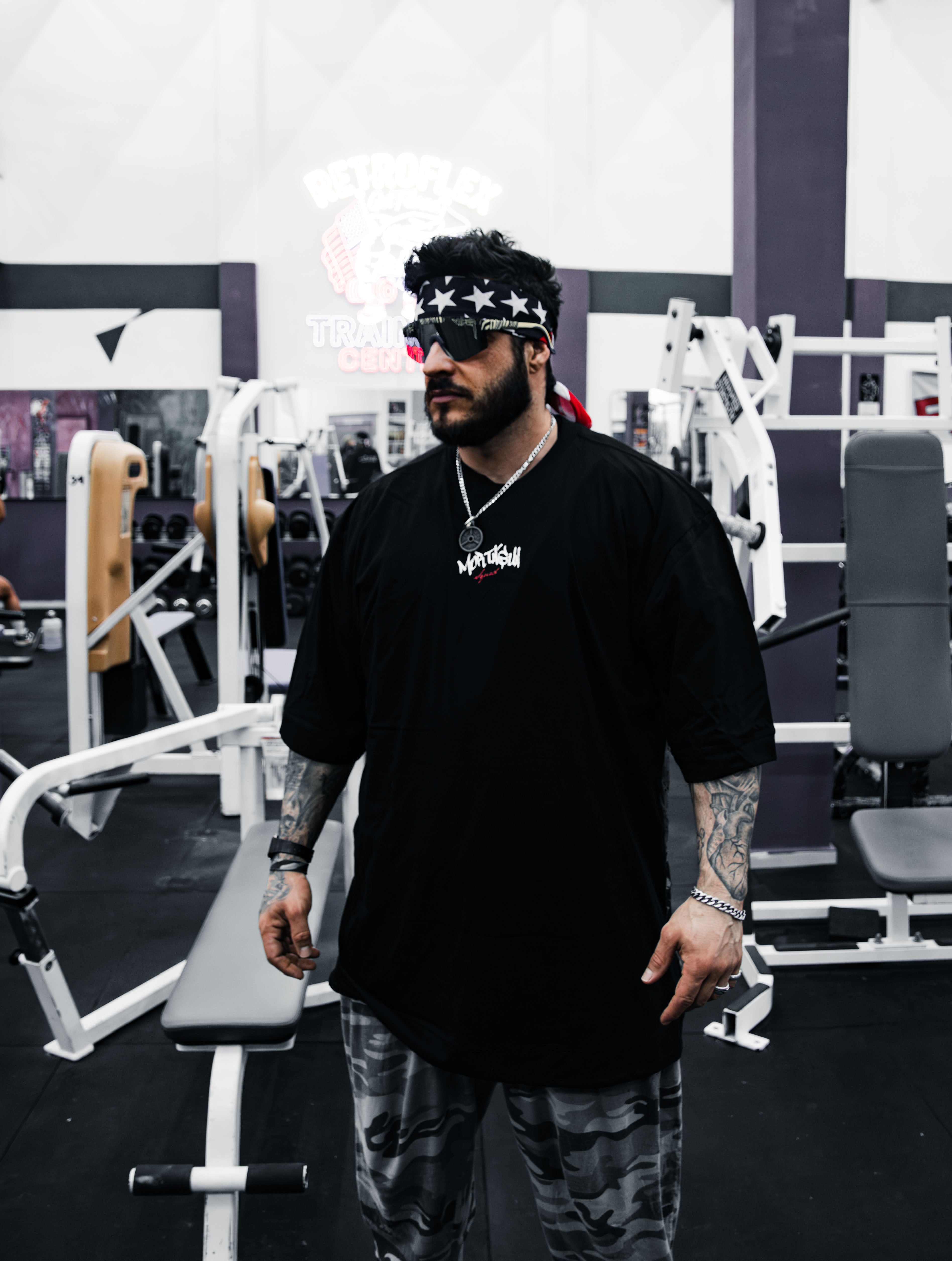 Camiseta Mortágua Squad Preto Forged in Failure. Built to Endure