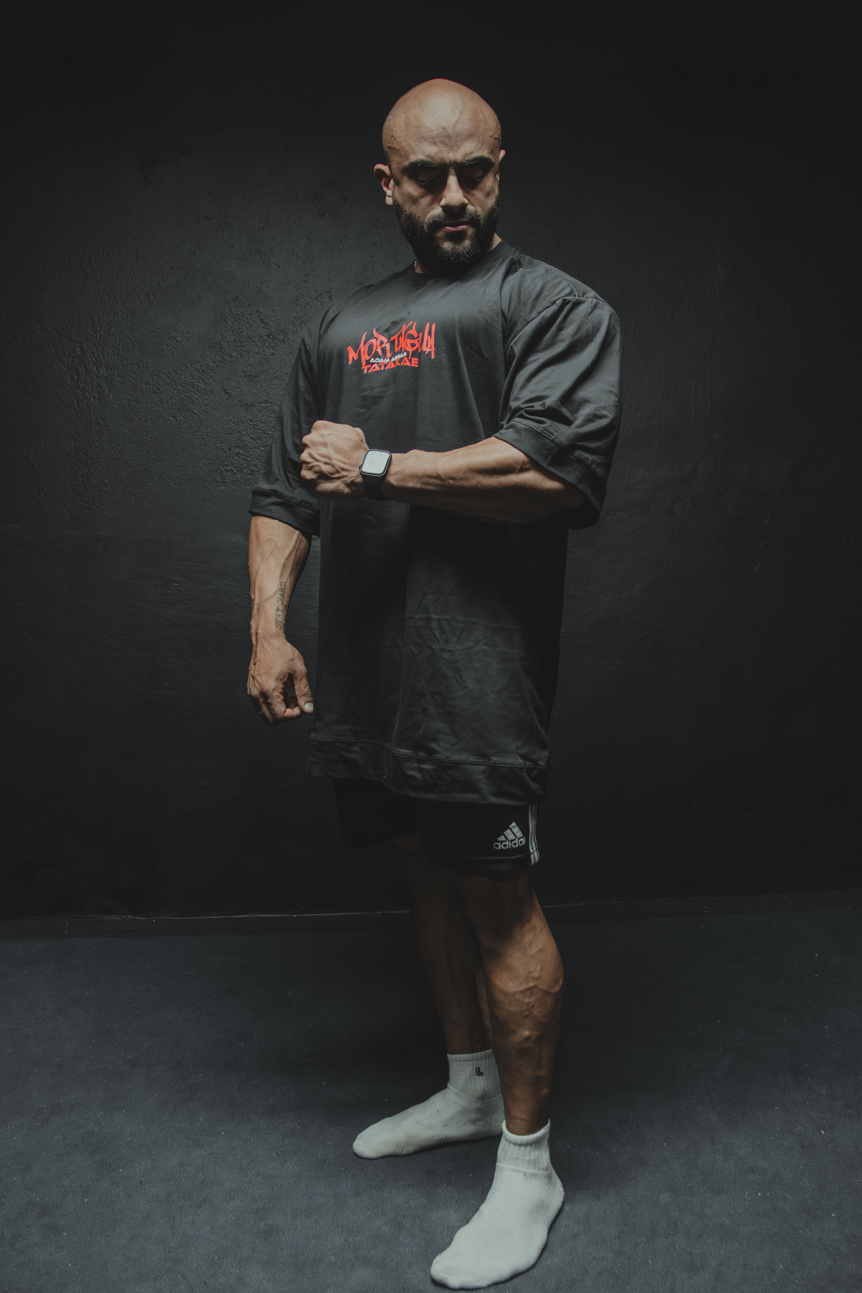 Camiseta Collab Mortágua x Adam Abbas Edição Limita Preto