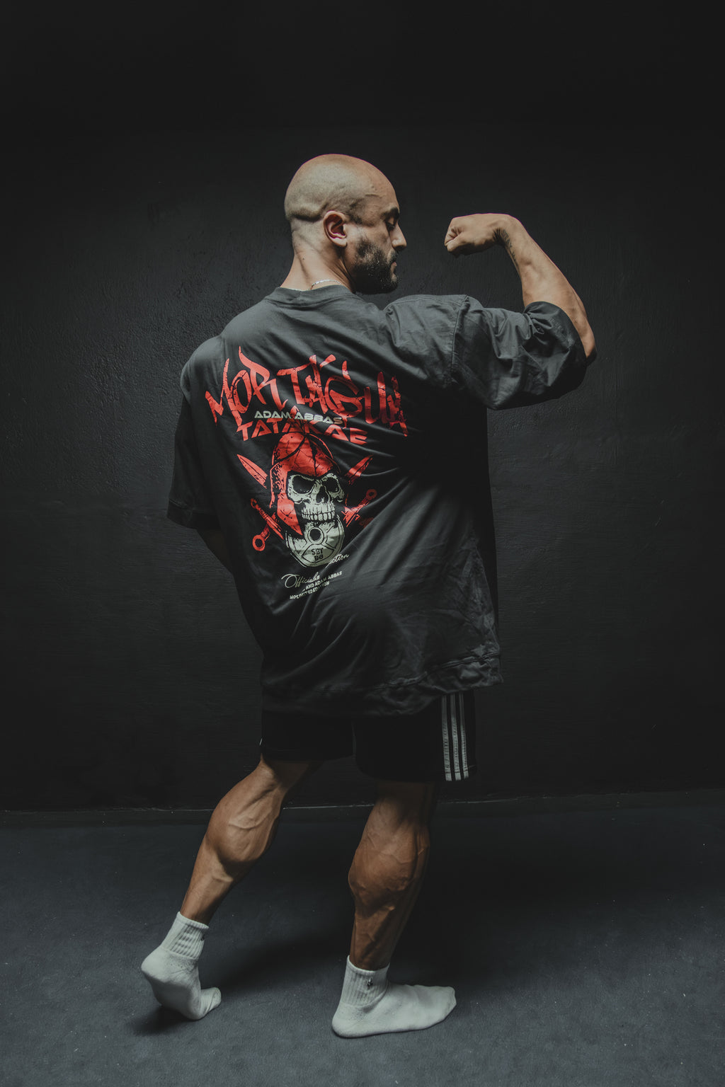 Camiseta Collab Mortágua x Adam Abbas Edição Limita Preto