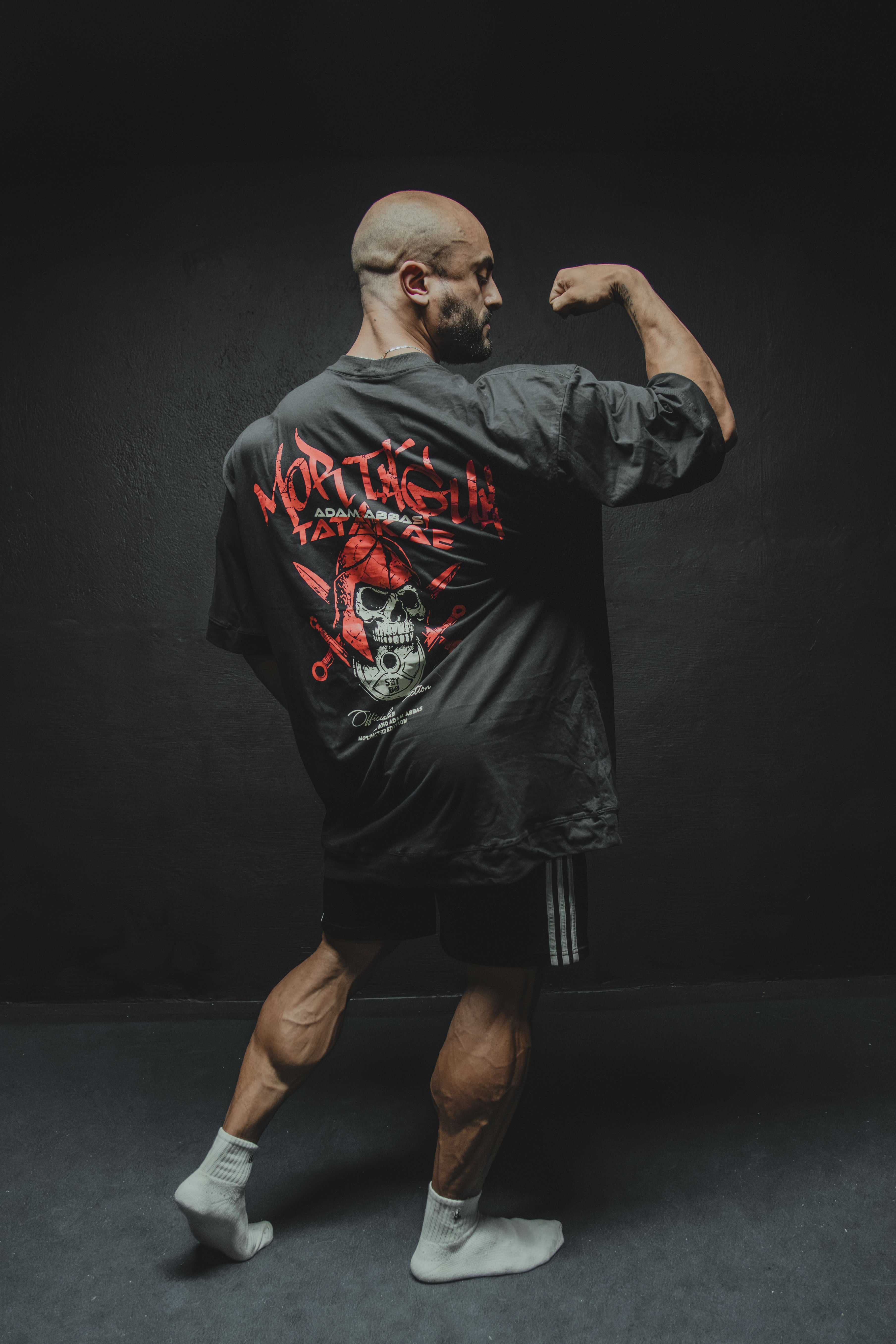 Camiseta Collab Mortágua x Adam Abbas Edição Limita Preto